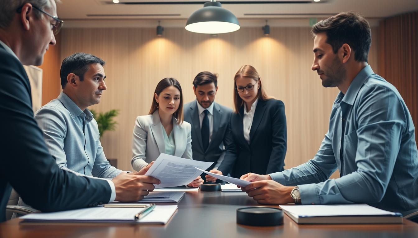 Business contract documents